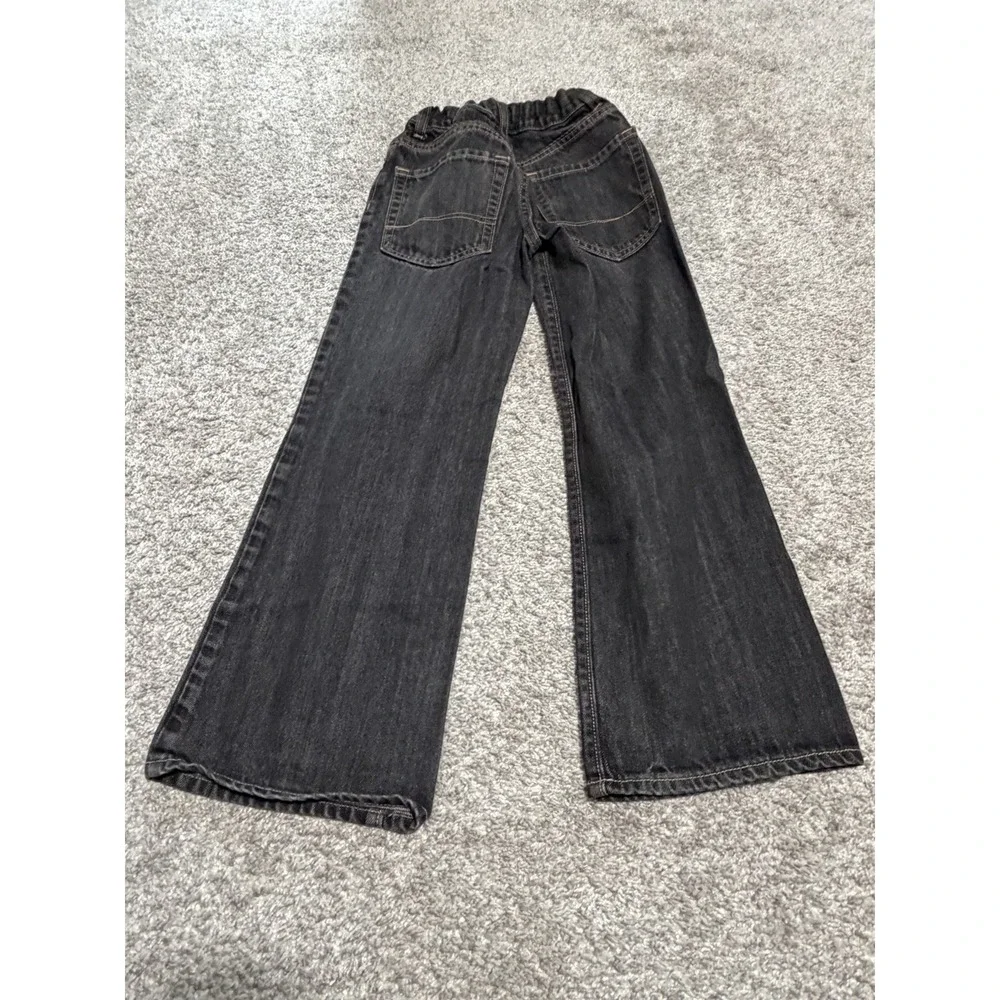 Lot of 3 Youth Boy's  Skinny Cat & Jack, Old Navy Boot Cut LEE MVP Jeans Size 10